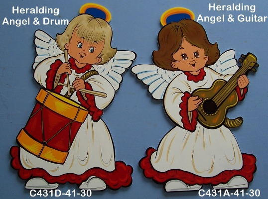 C431AHeralding Angel & Guitar (on Right)