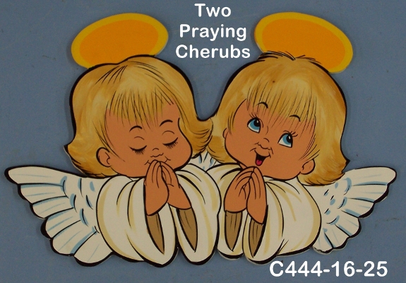C444Two Praying Cherubs