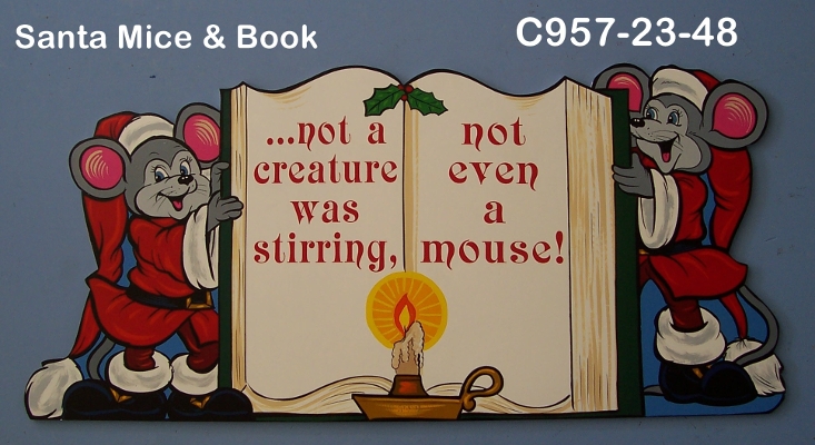 C957Santa Mice & Book