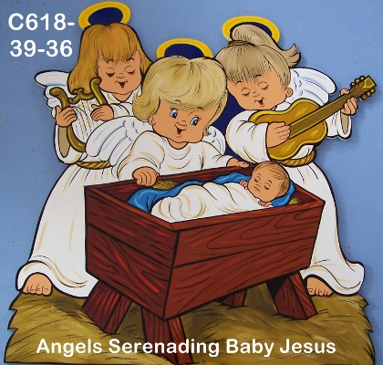 C618Angels Serenading Baby Jesus