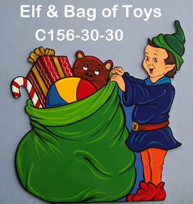 C156Elf and Bag of Toys