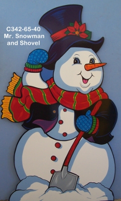 C342Mr. Snowman and Shovel
