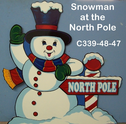 C339Snowman at the North Pole