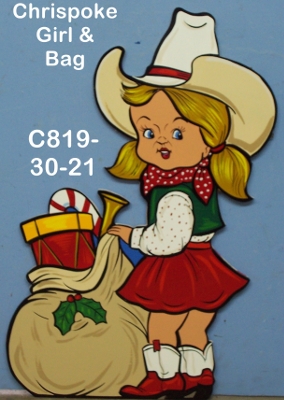 C819Chrispoke Girl & Bag
