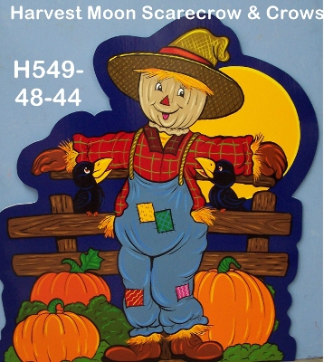 H549Harvest Moon Scarecrow and Crows
