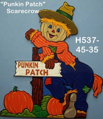 H537Punkin Patch Scarecrow
