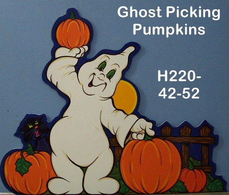 H220Ghost Picking Pumpkins